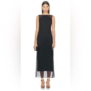 LPA Deva Black Maxi Dress